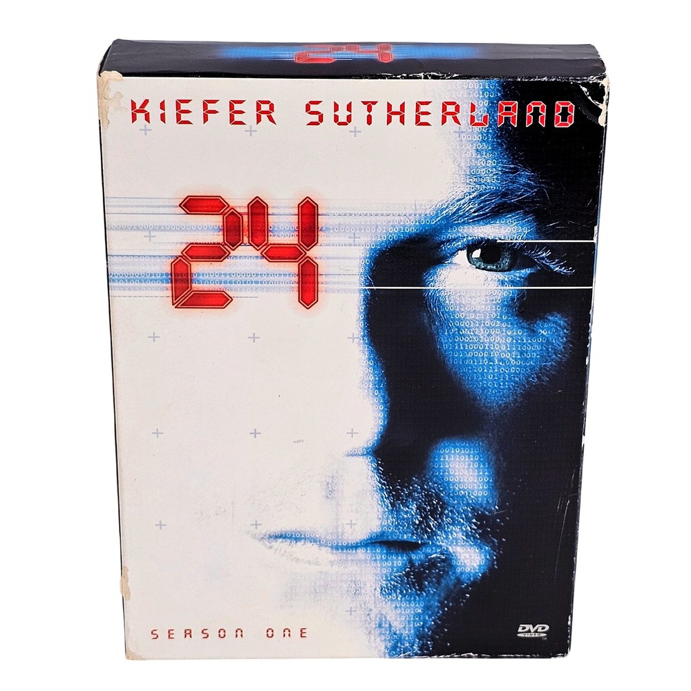 24 Season 1 Collector's Edition DVD Box Set Kiefer Sutherland‎ Jack Bauer 6-Disc